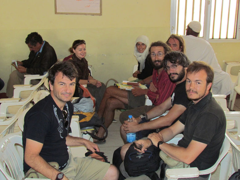 en la terminal del puerto de Wadi halfa